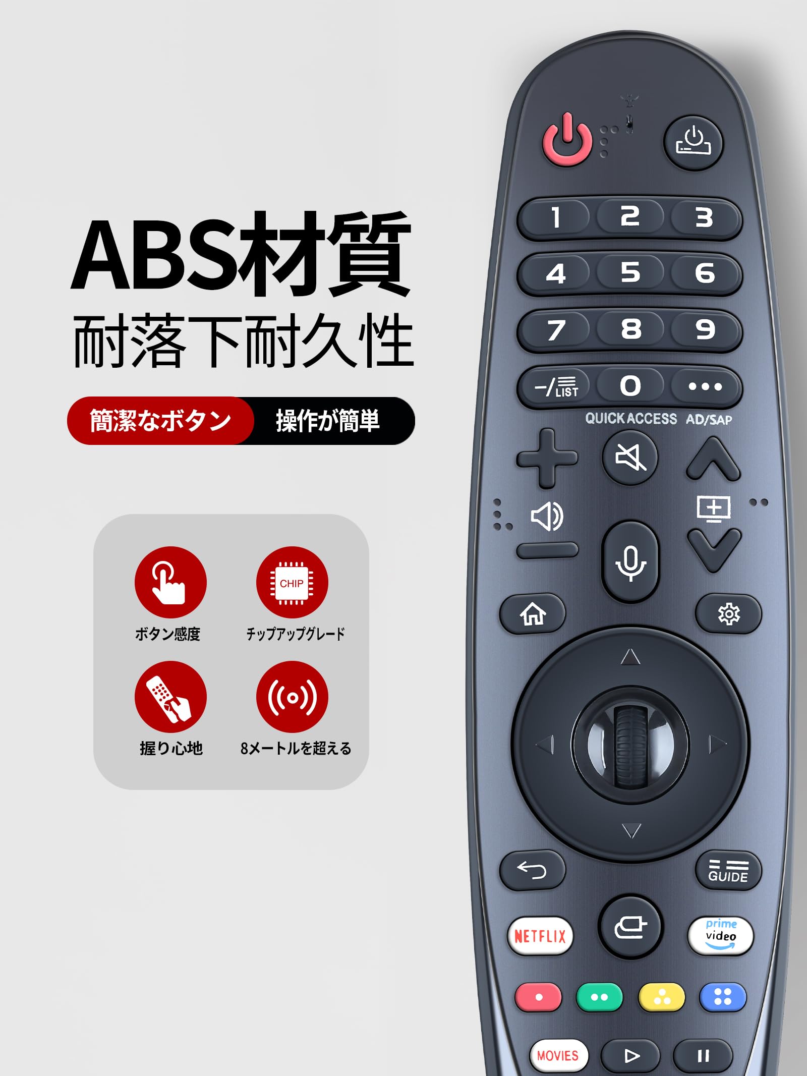 Amazon | マジックリモコン AN-MR20GA for LG マジックテレビ